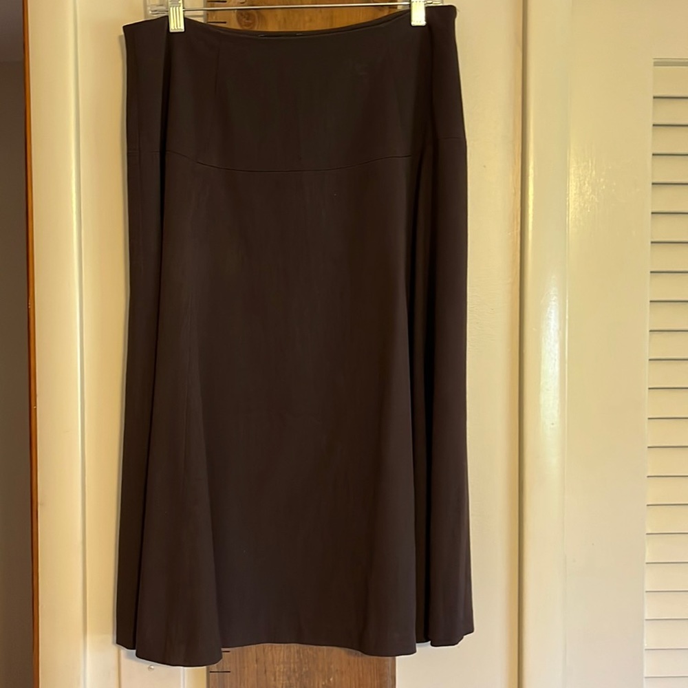 Eddie Bauer Brown Skirt- 27.5” long